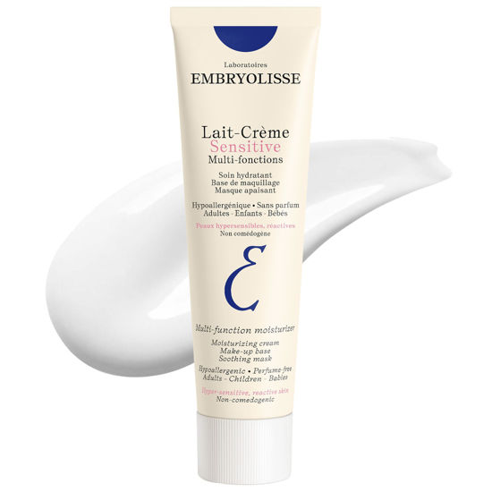 Picture of Embryolisse Lait Crème Sensitive Moisturizer. Hypoallergenic Face & Body Cream for All Skin Types With Aloe Vera & Shea Butter. Fragrance-Free & Suitable for Sensitive Skin, 3.38 Fl Oz