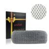 Picture of Unifab African Net Sponge Authentic Real African Exfoliating Net Bath Sponge Wash Cloth Exfoliating Washcloth African Net Cloth Body Scrubber for Shower Gray