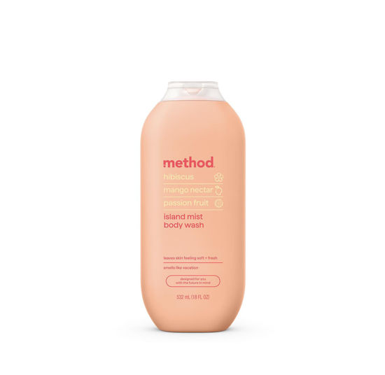 Picture of Method Body Wash, Island Mist, Hibiscus + Mango Nectar + Passion Fruit notes, 18oz