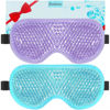 Picture of BeeVines Gel Eye Mask, 2 Pack Cooling Ice Masks for Puffy Eyes for Men & Women, Cold & Warm Compress for Post Surgery, Puffiness, Allergies, Sinuses & Migraines Treatment(Blue & Purple)