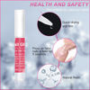 Picture of 100PCS Clear False Nails Tips and Nail Gule Kit, krofaue Half Cover Lady French Style Acrylic Artificial Tips 3Pcs Nail Glue for Nail Extension kit Nail Tips Art Salons and Home DIY