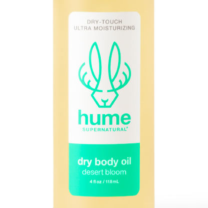 Picture of HUME SUPERNATURAL Dry Body Oil Spray - Probiotic Moisturizer for Men & Women, Nourishing Hydration, Desert Bloom, 1-Pack