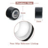 Picture of Vlasy 200Pcs 4mm Silicone Lined Micro Ring Beads for Hair Extensions 5Colors Apply (200Pcs Black)