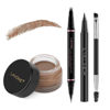 Picture of Eyebrow Pencil Makeup Kit, with Waterproof 2-IN-1 Microblading Eyebrow Pen, Eyebrow Pomade, Eyeliner and Dual-ended Eyebrow Brush, Brow Pencil Kit for Natural Eyebrows - Auburn