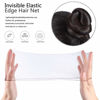 Picture of Zonon Bun Hair Nets Invisible Elastic Edge Mesh and U Shaped Pins Set, 50Pcs Individual Package Invisible Hair Nets, 40Pcs U Shaped Pins for Ballet Bun, Sleeping, Women and Wig (Light Linen)