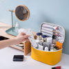 Picture of Meiyuuo Makeup Bag Cosmetic Bags Small for Women Ladies Zipper Pouch Makeup Organizer Waterproof Cute (Bright Yellow)