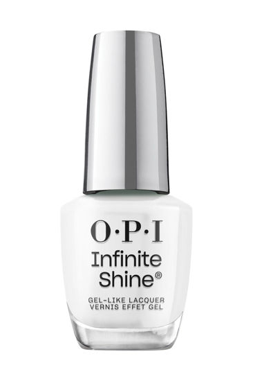 Picture of OPI Infinite Shine Alpine Snow | Opaque Soft White Crème Long Wear Gel Like Nail Polish | Vegan, Long Lasting, Streak Free