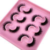 Picture of HBZGTLAD 6 Pairs Fluffy False Eyelashes Natural Faux Mink Strip 3D Lashes Pack (MSD-4)