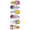 Picture of Disney Wish Girls Cute Hair Clips with Favorite Character Charms, Magical Confetti Hair Accessories for Toddlers Ages 3+