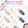 Picture of D 6 Pcs Hair Clips No bend Hair Clips No Crease Hair Clip Makeup Clips for Women and Girls Flat Hair Clips for Hairstyling Salon Golden Handle