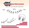 Picture of Siligli Lashes Natural Bottom Lashes 9mm Lower Strip Lashes Extention False Eyelashes Natural Look Wispy Bottom Eyelashes Fake Lashes Pack 7 Pairs