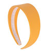 Picture of Motique Accessories 2 Inch Wide Leather Like Headband Solid Hair band (Mustard)