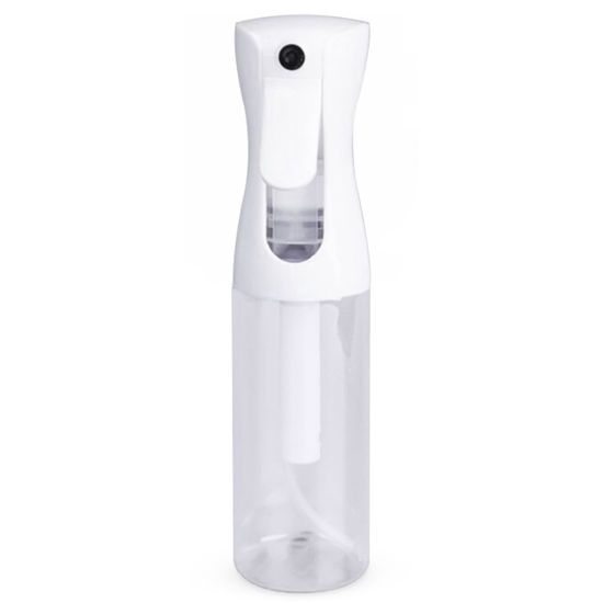 Picture of VIGOR PATH Continuous Water Mister Spray Bottle for Hair - Continuous Spray Nano Fine Mist Sprayer - Empty Spray Bottle - Reusable Beauty Spray Bottle - Cleaning, Hairstyling & Plants (Clear - 10oz)