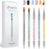 Picture of iFwevs Nail Art Brushes,5pcs Double Ended Brush & Dotting Tool Kit,Including Nail Liner Brush and Nail Dotting Pens for Nail Art Nail Salon