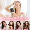 Picture of Hair Dryer Brush Blow Dryer Brush in One, Hair Dryer Styler and Volumizer 4 in 1 Brush with Oval Barrel, Professional Salon Hot Air Brush for All Hair Types Bright Pink
