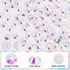 Picture of Novani Rhinestones 3000Pcs Flatback Crystal Round Loose Gemstones Glass Rhinestones for Crafts Makeup Nail Art Clothes Shoes DIY Decorations(SS8, 2.3-2.5mm,Transparent)