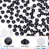 Picture of Novani Rhinestones 3000Pcs Flatback Crystal Round Loose Gemstones Glass Rhinestones for Crafts Makeup Nail Art Clothes Shoes DIY Decorations(SS10, 2.7-2.9mm,Black)