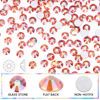 Picture of Novani Rhinestones 288Pcs Flatback Crystal Round Loose Gemstones Glass Rhinestones for Crafts Makeup Nail Art Clothes Shoes DIY Decorations(SS30,6.4-6.6mm,Amber)