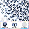 Picture of Novani Rhinestones Flatback Rhinestones Glass Nail Gems Stones Jewels Round Gemstones Non-Hotfix Crystal,SS10,1440 Pieces,Shiny Black
