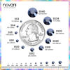 Picture of Novani Rhinestones Flatback Rhinestones Glass Nail Gems Stones Jewels Round Gemstones Non-Hotfix Crystal,SS10,1440 Pieces,Shiny Black