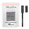 Picture of MelodySusie 50 Pcs Nail Drill Bits Small Sanding Bands with 3.1mm Mandrel Bit, 180 Fine Grit Nail File for Acrylic Nails Gel Manicures and Pedicure, Black