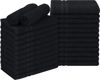 Picture of Utopia Towels - Cotton Bleach Proof Salon Towel (16x27 inches) - Bleach Safe Gym 100% Cotton Hand Towel (24 Pack, Black)