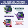 Picture of Anruz Waxing Kit for Women Men - Wax Kit for Hair Removal with Silicone Bowl,4 Bags Hard Wax Beads and 30 Applicator Sticks - at Home Use Wax Warmer for Full Body,Bikini,Eyebrow,Face, Sensitive Skin