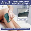 Picture of Anruz Waxing Kit for Women Men - Wax Kit for Hair Removal with Silicone Bowl,4 Bags Hard Wax Beads and 30 Applicator Sticks - at Home Use Wax Warmer for Full Body,Bikini,Eyebrow,Face, Sensitive Skin