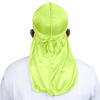 Picture of ForceWave Silky Durag for Men Wave Cap Satin Dorag for Men Women 360 Wave (Neon Green)