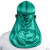 Picture of ForceWave Silky Durag for Men Wave Cap Satin Dorag for Men Women 360 Wave (Dark Cyan)