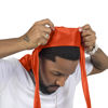 Picture of ForceWave Silky Durag for Men Wave Cap Satin Dorag for Men Women 360 Wave (Orange)