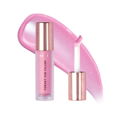 Picture of Lawless Forget the Filler Lip Plumping Line Smoothing Gloss - Daisy Girl - Premium Volumizing Lip Gloss with Natural Ingredients Designed to Plump, Firm, and Hydrate Lips 0.11 oz