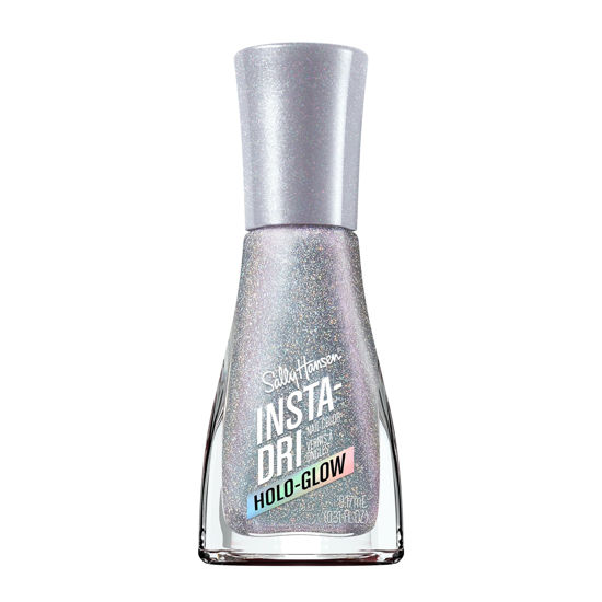 Picture of Sally Hansen Insta-Dri® Holo-Glow, Euphoric, Quick Dry, Long Lasting, Streak-Free Shine, Silver Nail Polish