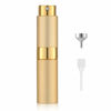 Picture of Lisapack 8ML Atomizer Perfume Spray Bottle for Travel, Empty Refillable Cologne Dispenser, Portable Sprayer (Gold)