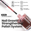Picture of Beetles Jelly Nail Polish Set, 6 Colors Sheer Pink Nail Polish Long Lasting & Quick Dry Clear Jelly Nail Polish for Women, Pink Nail Strengthener Polish for Salon DIY Manicure Set 15ML