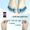 Picture of SUNFATT Toe Spacers for Women,Toe Separators for Women,Relieves OverlappingToes,Bunions Corrector and Hammer Toe Pain,Gel Toe Spreader Separates Toes and Relaxes Toes.