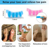 Picture of SUNFATT Toe Spacers for Women,Toe Separators for Women,Relieves OverlappingToes,Bunions Corrector and Hammer Toe Pain,Gel Toe Spreader Separates Toes and Relaxes Toes.