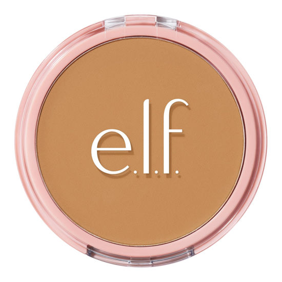 Picture of e.l.f. Halo Glow Powder Filter, Ultra-fine Finishing Powder, Smooths The Look of Pores & Fine Lines, Creates A Soft-Focus Glow, Vegan & Cruelty-Free, Medium Warm
