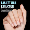 Picture of TOMICCA Extra Short Nail Tips Square, Soft Full Matte Square Nails, 360Pcs Acrylic Full Cover Press on Nails, Extra Short Square for Nail Extension Manicure 15 Sizes