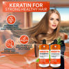 Picture of Keratin Shampoo and Conditioner Set - Sulfate Free and Paraben Free - Salon Thickening Treatment for Dry, Damaged, Curly, Frizzy, Straight or Color Treated Hair - Anti Frizz Formula for Women and Men