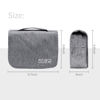 Picture of Lcsmaokin Large Capacity Toiletry Bag Travel Bag with Hanging Hook for Men and Women Waterproof Travel Cosmetic Bag Bathroom Storage Bag for Brushes Set,Full-Sized Shampoo,Toiletries,Accessories-Grey