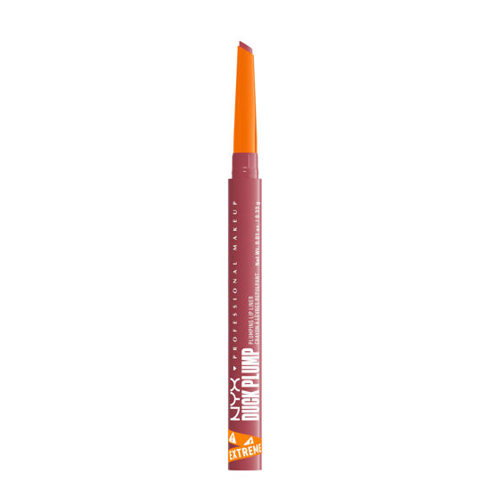 Picture of NYX PROFESSIONAL MAKEUP Duck Plump Plumping Lip Liner, Matte Lip Pencil With Up To 10HR Wear, Pinkjection (Pink Lip Liner)