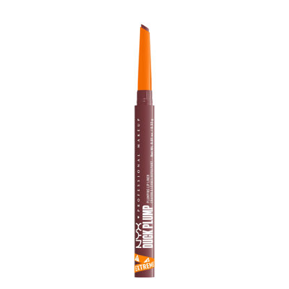 Picture of NYX PROFESSIONAL MAKEUP Duck Plump Plumping Lip Liner, Matte Lip Pencil With Up To 10HR Wear, Fill Em In (Pink Lip Liner)