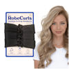 Picture of RobeCurls Heatless Hair Curler Set - Satin Curling Headband for Natural, No-Heat Curls - Sleep in Overnight Styling Tool with 2 Scrunchies - Easy & Gentle on Hair - Valentines Day Gift for Her (Black)