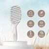 Picture of Ecoed Hair Brush, Vented Detangling Brush for Curly, Thick, and Straight Hair - Gently Detangles and Smooths hair - Works on Wet or Dry Hair - Eco-Friendly and Biodegradable - Unisex