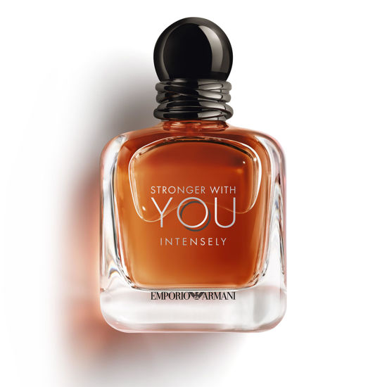 Picture of Armani Beauty - Stronger With You Intensely - Cologne for Men - Fougère Ambery Woody Men’s Fragrance - Pink Pepper, Lavender, Vanilla Notes - 1.7 Fl Oz
