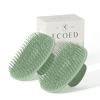 Picture of ecoed 2 PC Scalp Massager Shampoo Brush, Scalp Scrubber for Dandruff Removal, Scalp Care Hair Brush Wet & Dry detangler for Men and Women.