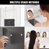 Picture of OLIBUY 3 Way Mirror with LED for Hair Cutting, Tri-fold Mirror for Shaver and Makeup, Adjustable Telescoping Hooks-with LED Version