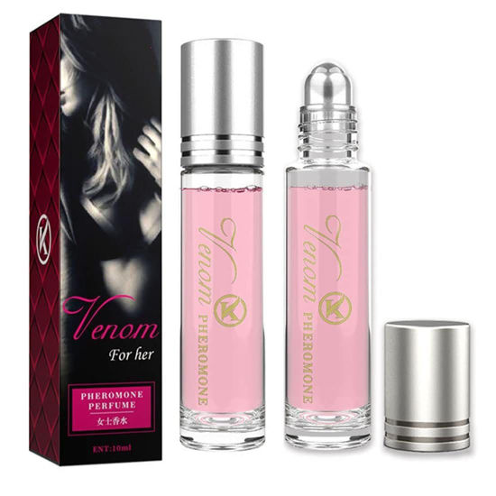 Picture of masatow Women Pheromone Perfume - Long-lasting and Addictive Personal Roll-on Pheromone Perfume Oil Fragrance - Cologne for Women to Attract Men (Pack of 2)