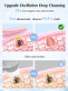 Picture of Facial Cleansing Brush Face Scrubber: COSLUS IPX7 Waterproof Rechargeable Brush, 4 Modes with Eye Protection, Electric Vibrating Cleanser System for Cleaning, Exfoliating, Massaging, Pink